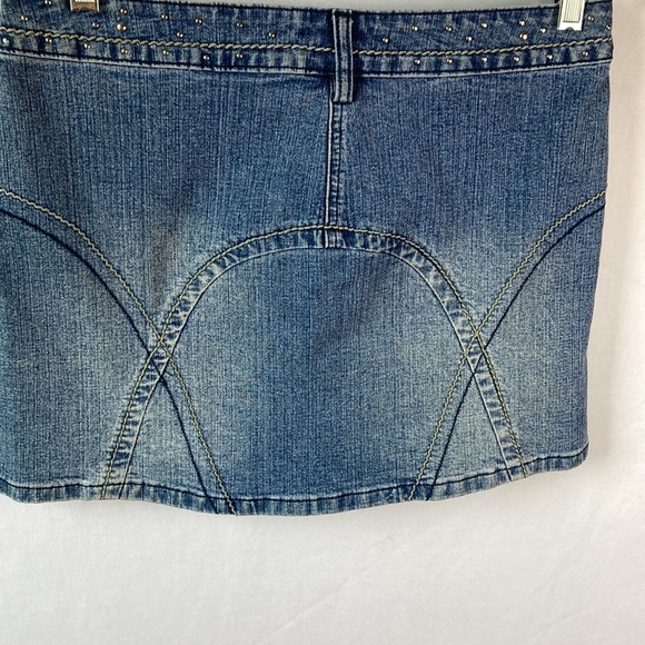 Elite Jeans Denim mini skirt size 7/8 - Picture 2 of 7